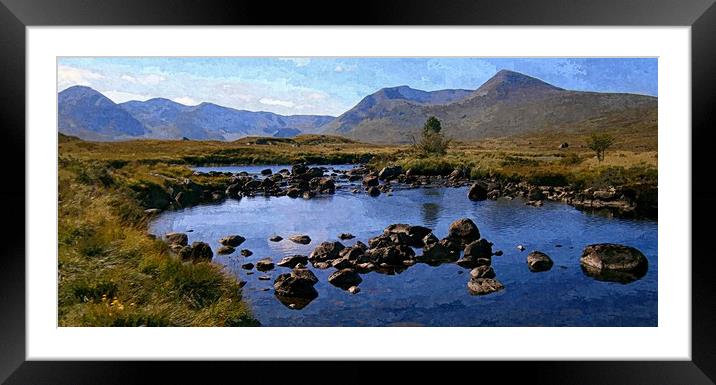 heading into glencoe Framed Mounted Print by dale rys (LP)