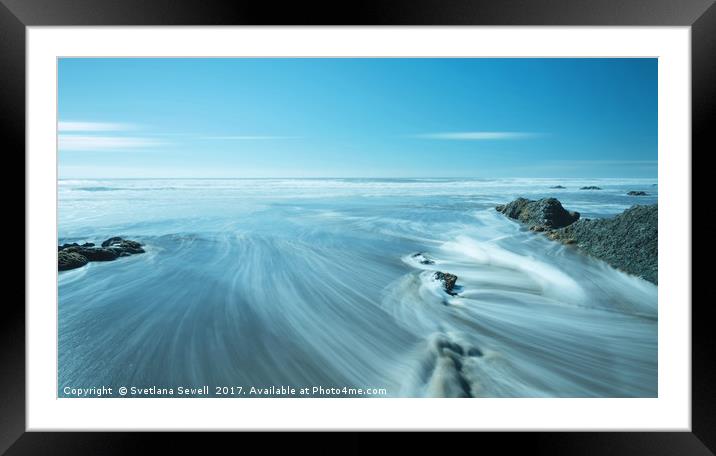 Water Water Framed Mounted Print by Svetlana Sewell