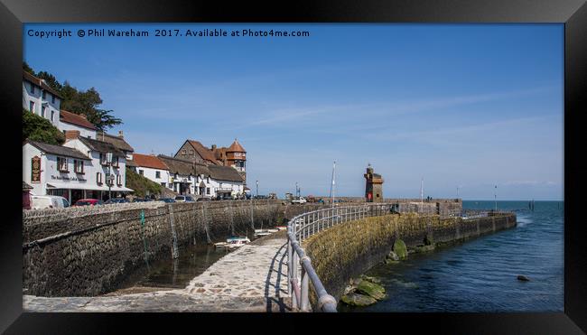 Lynmouth Framed Print by Phil Wareham