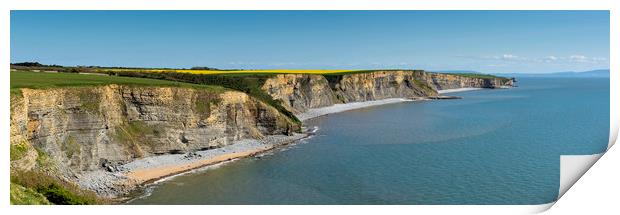 Dunraven Bay Print by Andrew Richards