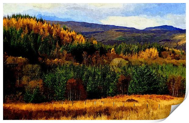 highlands fall Print by dale rys (LP)