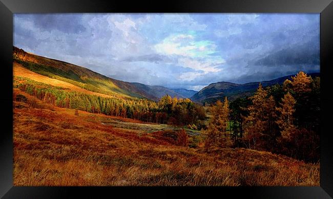 highlands fall  Framed Print by dale rys (LP)