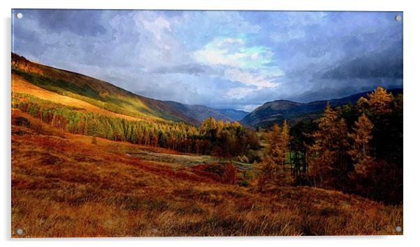 highlands fall  Acrylic by dale rys (LP)
