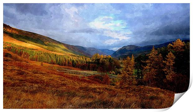 highlands fall  Print by dale rys (LP)