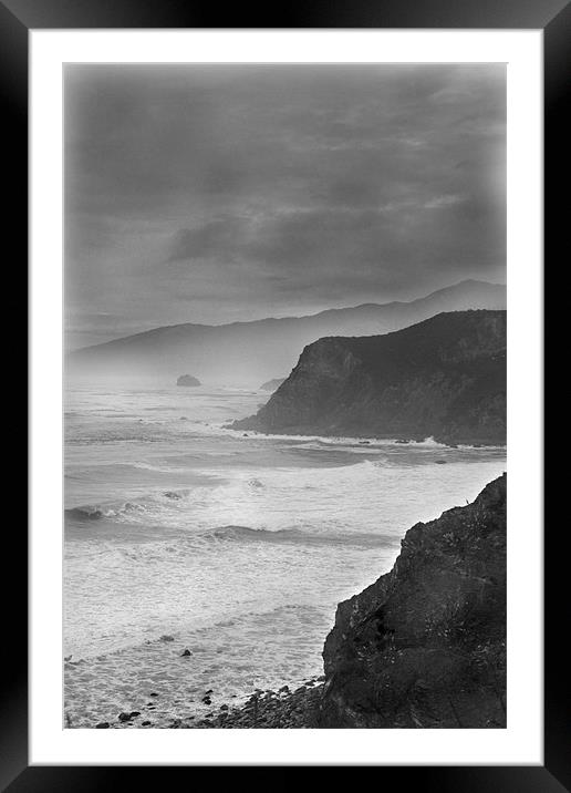 Route 1, CA, 2 Framed Mounted Print by Gavin Liddle