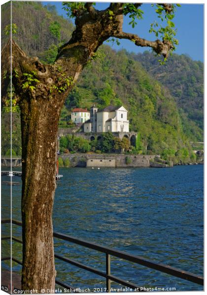 Madonna della Punta Canvas Print by Gisela Scheffbuch