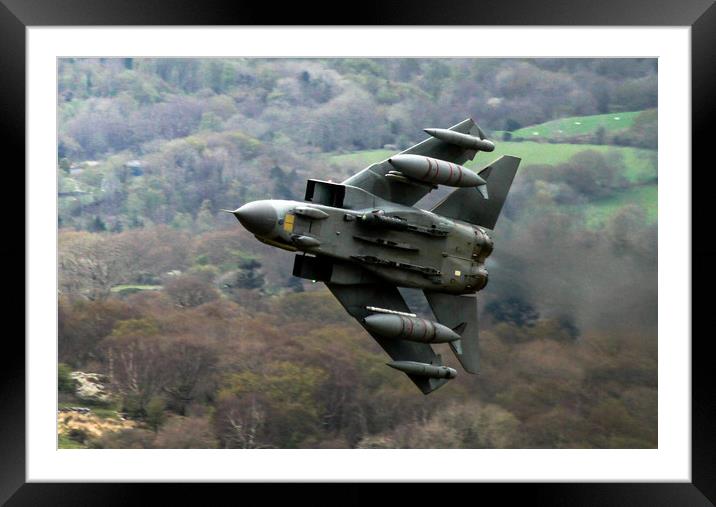 Tornado GR4 low level in Wales Framed Mounted Print by Philip Catleugh