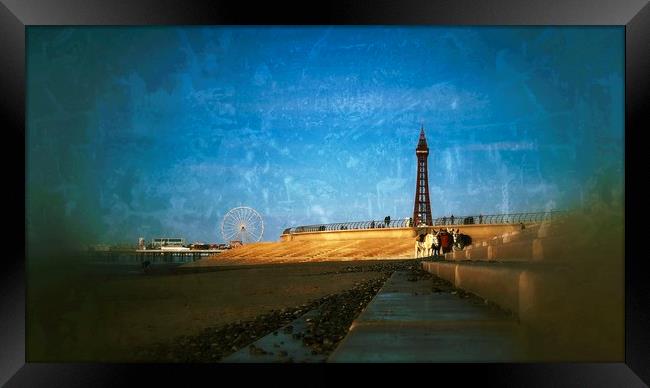 Blackpool Framed Print by Victor Burnside