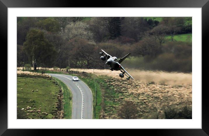 Tornado GR4 in the Mach Loop Wales Framed Mounted Print by Philip Catleugh