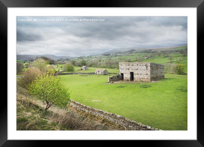 Yorkshire Dales Framed Mounted Print by Kevin White