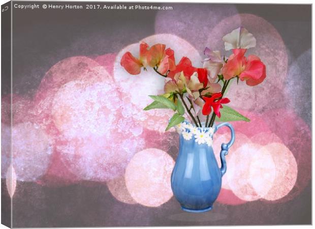 Jug of flowers Canvas Print by Henry Horton