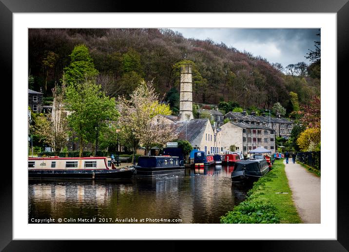 Hebden Bridge Framed Mounted Print by Colin Metcalf