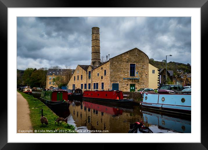 Crossley Mill Framed Mounted Print by Colin Metcalf