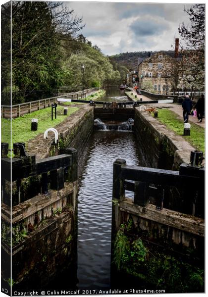 The Locks Canvas Print by Colin Metcalf