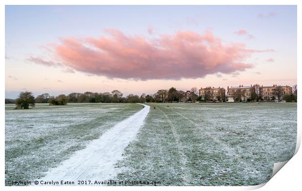 Winter on the Downs, Bristol Print by Carolyn Eaton