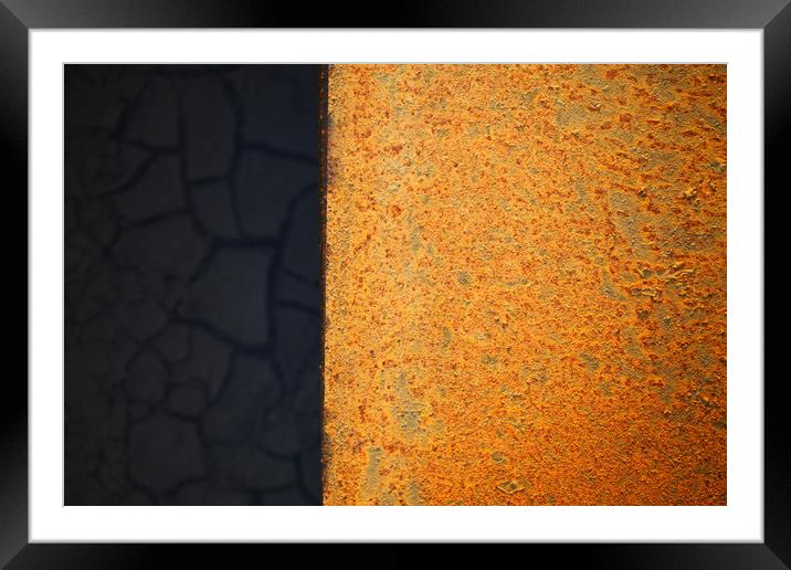 Rust Framed Mounted Print by Peter Yankowski