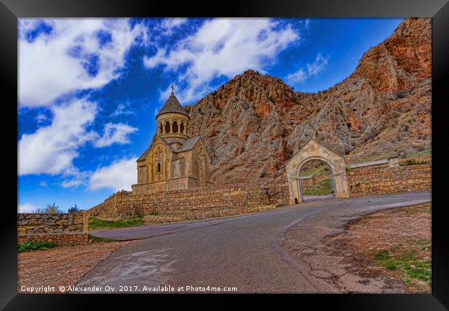 Monastery in Armenia Framed Print by Alexander Ov