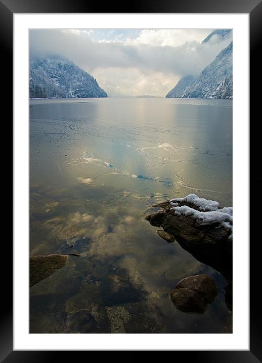 Lake Königsee - Germany Framed Mounted Print by Pete Hemington