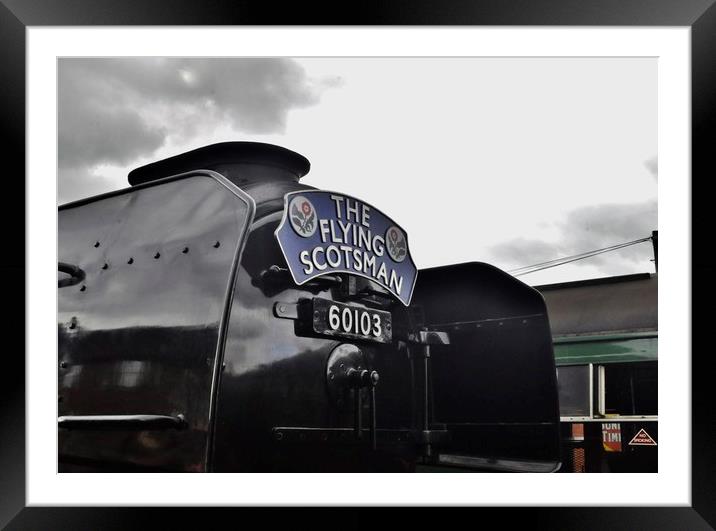 Flying Scotsman in Sussex Framed Mounted Print by Simon Hackett