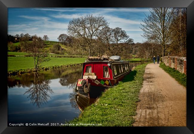 Home on the water Framed Print by Colin Metcalf