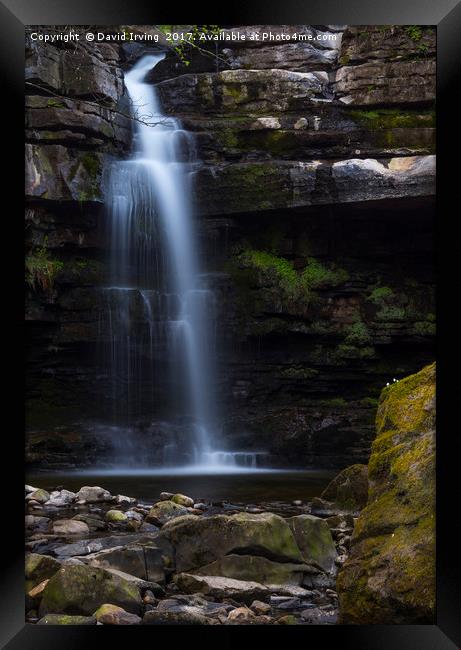 Summerhill Force Upper Teesdale Framed Print by David Irving