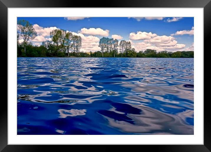  Spring well Lake in the Spring                    Framed Mounted Print by Sue Bottomley
