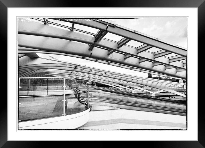 platform roofs Framed Mounted Print by Jo Beerens
