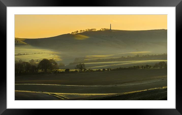 Touched by morning Framed Mounted Print by Philip Male