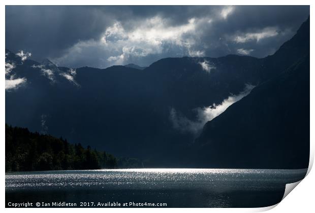 After storm light Print by Ian Middleton