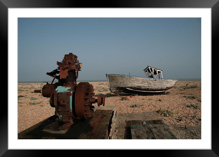 dungeness Framed Mounted Print by mark blower
