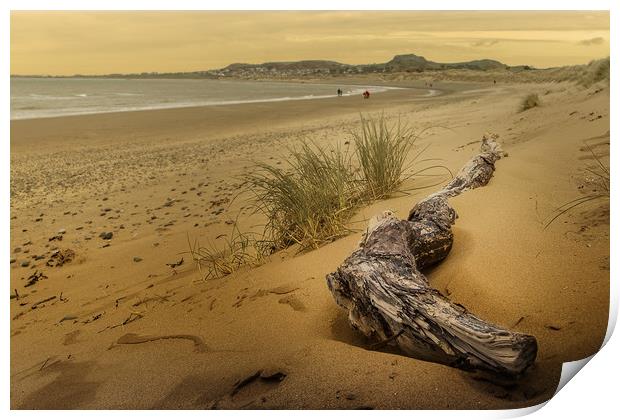 Morfa Conwy Beach Print by Sean Wareing