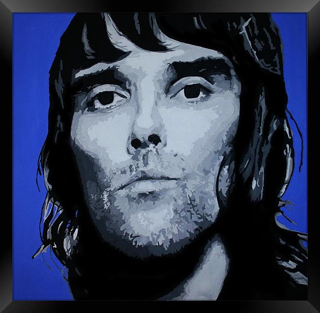Ian Brown - The Stone Roses Framed Print by Toon Photography