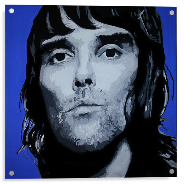Ian Brown - The Stone Roses Acrylic by Toon Photography