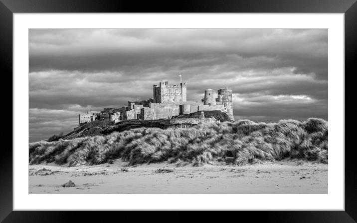 Strikingly Beautiful Bamburgh Castle Framed Mounted Print by Naylor's Photography
