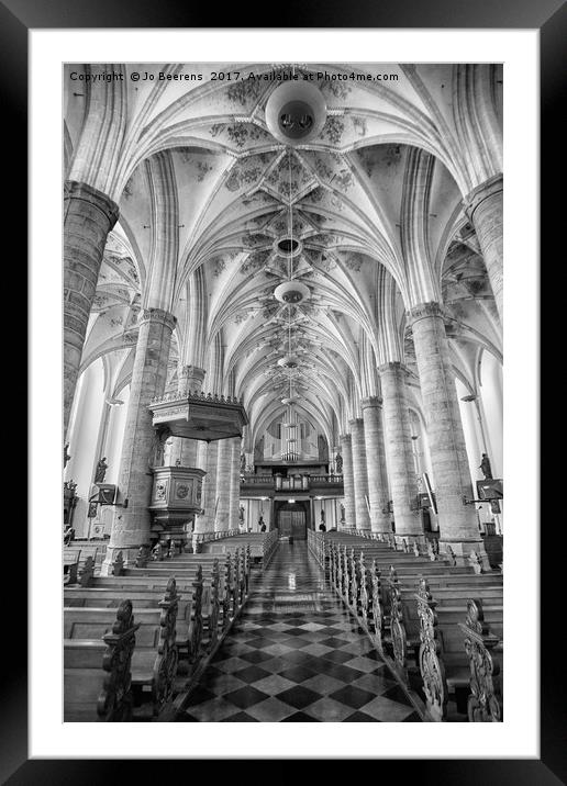 Saint Martin's church Framed Mounted Print by Jo Beerens