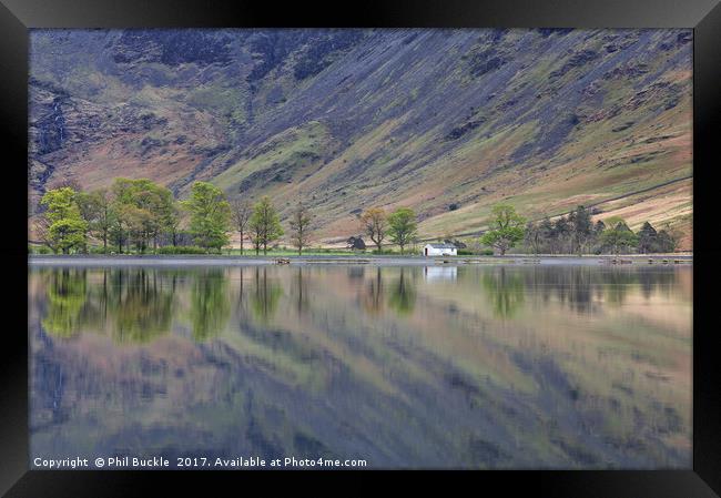 Char Hut, Buttermere Framed Print by Phil Buckle