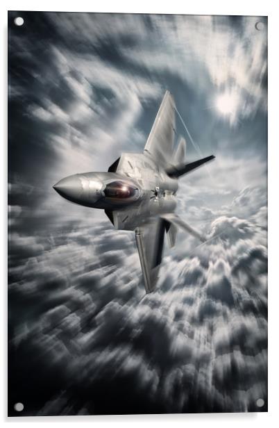 F-22 Raptor Acrylic by J Biggadike