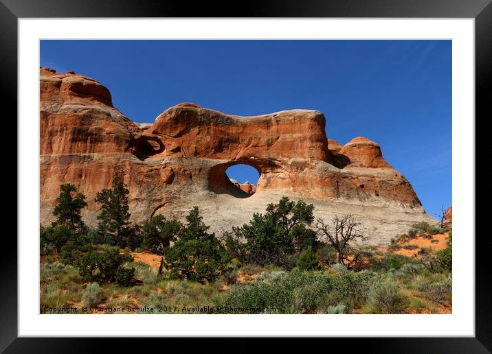 Fabulous Tunnel Arch   Framed Mounted Print by Christiane Schulze