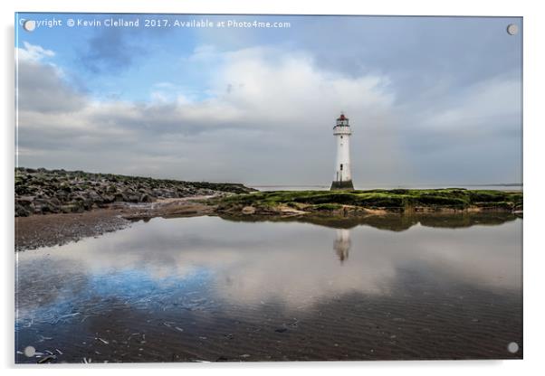 Perch Rock Lighthouse Acrylic by Kevin Clelland