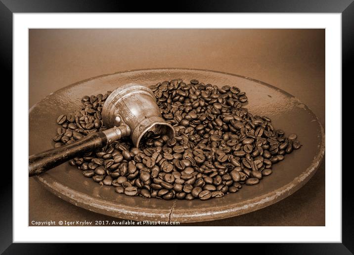 Arab coffee pot Framed Mounted Print by Igor Krylov