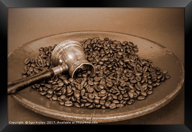 Arab coffee pot Framed Print by Igor Krylov