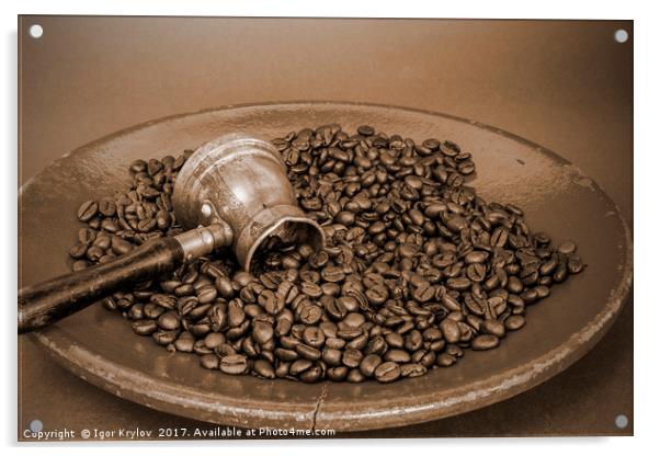 Arab coffee pot Acrylic by Igor Krylov