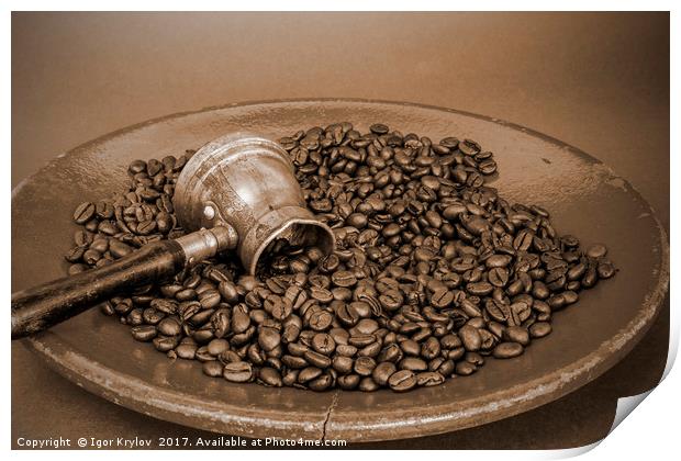 Arab coffee pot Print by Igor Krylov
