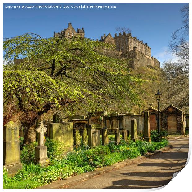 Edinburgh Castle, Scotland. Print by ALBA PHOTOGRAPHY