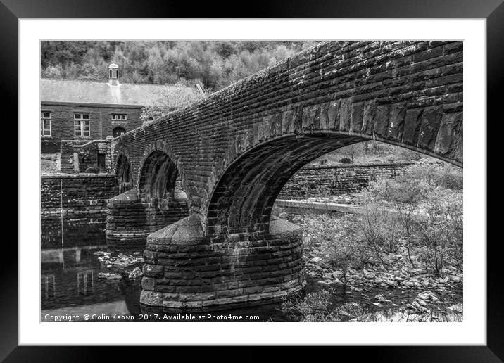 Elan Valley, Caban-Coch Framed Mounted Print by Colin Keown