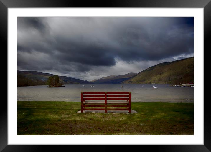 A seat wit a view Framed Mounted Print by paul green
