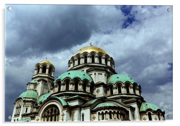 Sofia Cathedral Acrylic by david harding