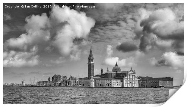 San Giorgio Maggiore, Venice Print by Ian Collins