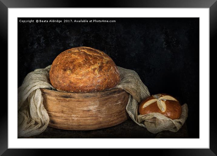 Bread Framed Mounted Print by Beata Aldridge