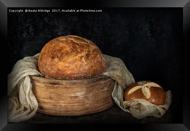 Bread Framed Print by Beata Aldridge